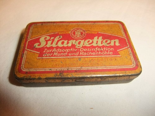 Alte arzneidose blechdose - alte,