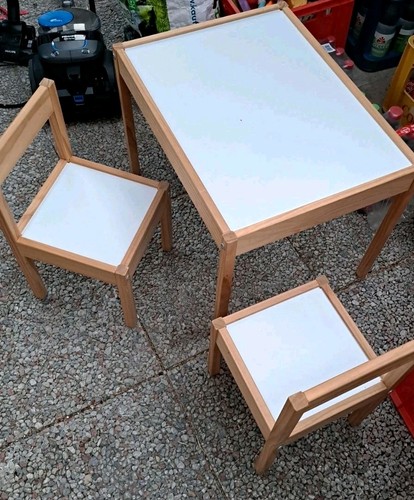 Kinderspieltisch set tlg - kinderspieltisch, 3-tlg