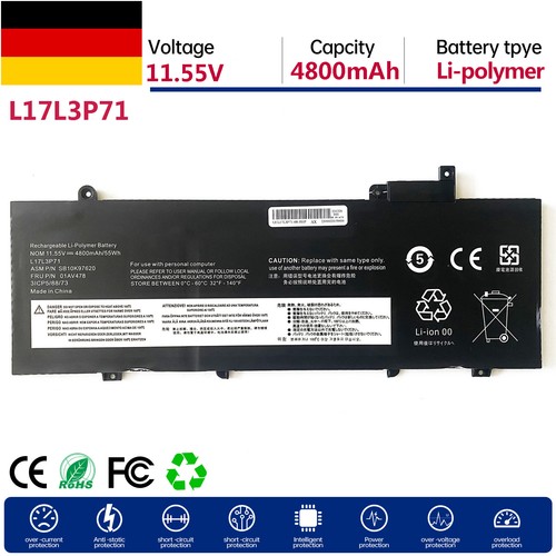 L17l3p71 akku für lenovo - akku,
