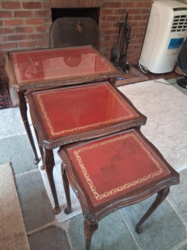 Vintage 3er set tische - set,