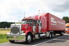 LKW Foto Peterbilt 379 Kofferauflieger USA rot MKG Koeriers b.v. Wereldwi #i5vi