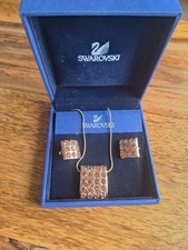 Original Swarovski Schmuckset ☆ Kette & Ohrclips