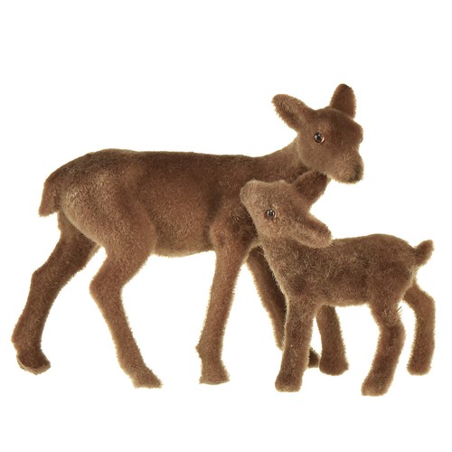 Weihnachtsdeko reh kitz set - reh,