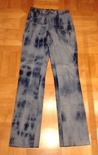 Damen Jeans Hose Batik Optik