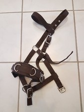 Kappzaum aus Nylon, braun, Größe: Cob