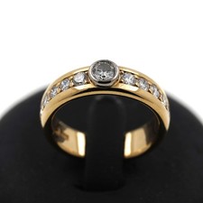 Brillant Gold Ring 750 18 Kt