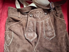 braune Trachtenlederhose