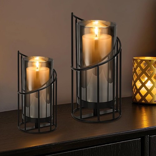 Windlicht 2pcs kerzenständer - 2pcs,