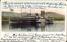 Ak Hudson River Day Line Steamer Albany - 3939542