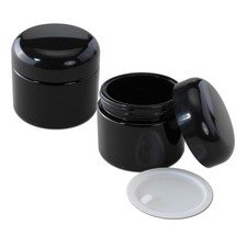 Weithalsdose aus Violettglas