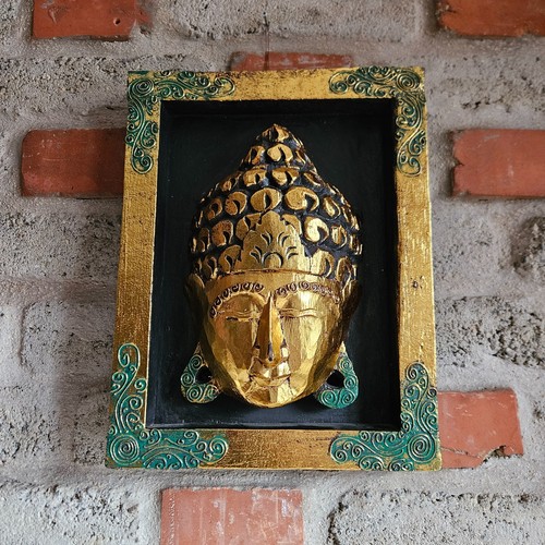 Buddha maske gesicht feng - buddha,