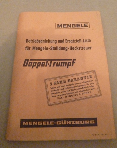 Mengele stalldungstreuer - mengele,