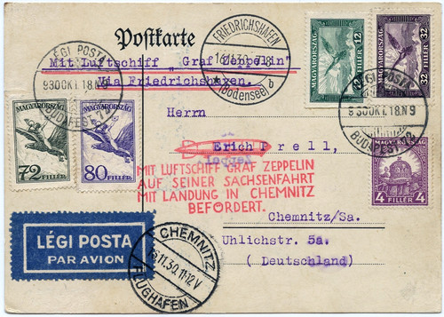 Zeppelin 1930 ungarn - zeppelin,