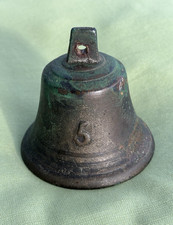 Alte antike Ziegenglocke Kuhglocke Bronze Messing Nr. 5 - Glocke für Weihnachten