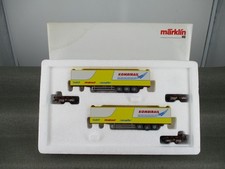 Märklin Spur H0 48040 Doppel-Einheit Kombirail Sattelauflieger in OVP2