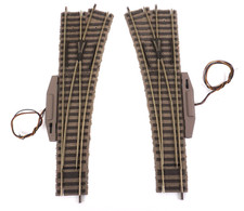 Fleischmann H0 6140 L/R el. Weichenpaar Profi-Gleis - ZYAI/3217