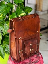 9X11 Braun Vintage Ziegenleder