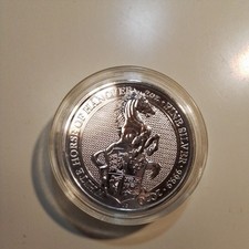 Queens Beasts 2 OZ Silber 2020 White Horse of Hanover 999 Silber 