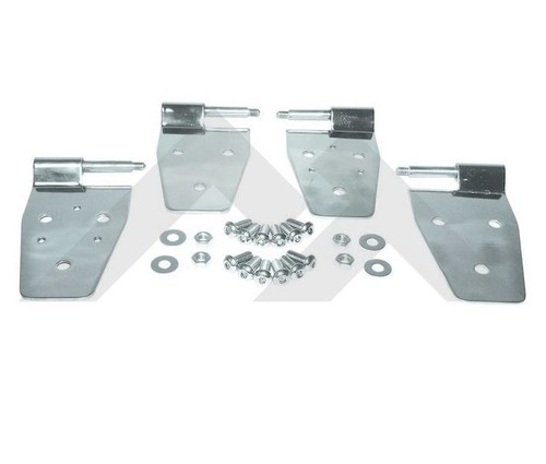 Half door hinges stainless - hinges,