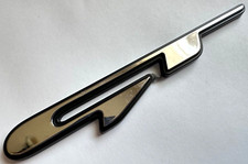 KIA STINGER GT / EMBLEM BADGE LOGO ZEICHEN SCHRIFTZUG / chrom / schwarz