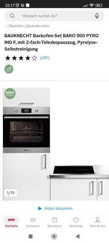 Einbau herdset backofen - ,