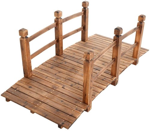 Holzbrücke teichbrücke - holzbrücke,