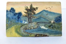 Antikes Gemälde Aquarell