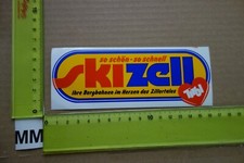 Alter Aufkleber Reise Stadt Land Österreich Tirol Zillertal SKI ZELL