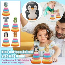 Kind Cartoon Tier Stapelspiel