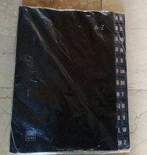 ELBA Pultordner, Sammelordner, Vorsortierer, Dokumentenmappe schwarz, A-Z, NEU 