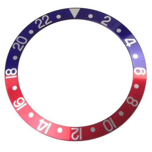 Lünetten inlay blau - lünetten-inlay, blau/rot