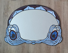 Tiffany Glaskunst Spiegel Jugendstil Motiv Pfauenfeder