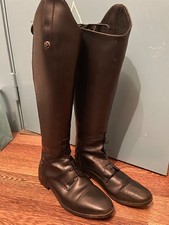 Reitstiefel Turin 40 N schwarz Leder 46-36,5 normal Schaft