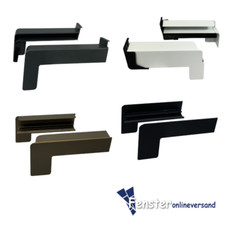 Endkappen für Aluminium Fensterbank (50 - 210 mm) Abschlüsse Paar