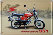 Blechschild 20x30 cm - Simson