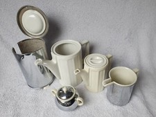 Bauscher Kaffeekern: Thermisol Isolierkanne D.R.P. Zuckerdose und Milchkännchen