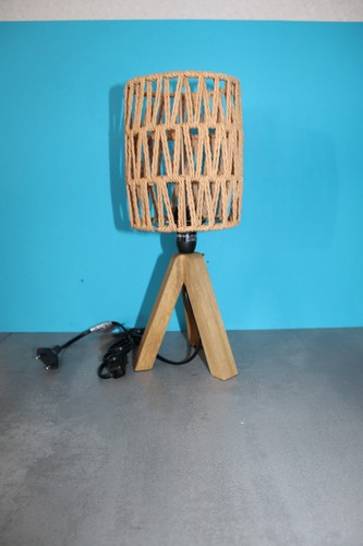 Tischlampe rattan - tischlampe,