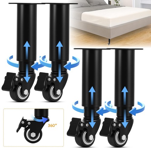 4tlg möbelfüße mit bremse - 4tlg,