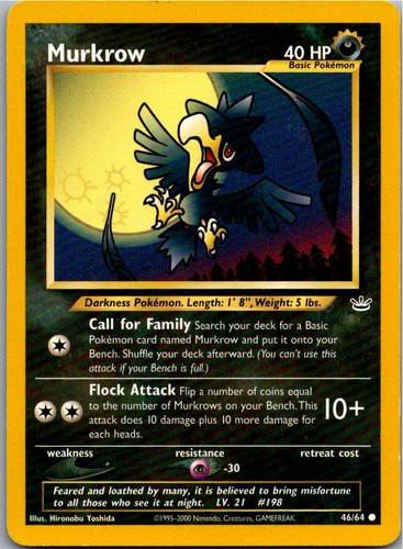 Pokémon kramurx neo - kramurx, 46/64