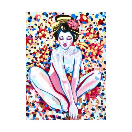 Frau nude original acryl - original,
