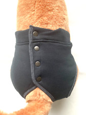 XL Hündin Läufigkeitshöschen pur Baumwolle Inkontinenz Hunde Schutzhose schwarz
