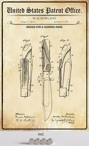 Blechschild 20x30 patent - 20x30,