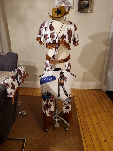 Karneval kostüm cowgirl 2 - kostüm,