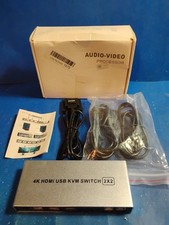 KVM Switch 2x2 4K 60Hz 2 in 2