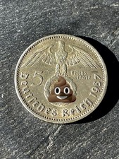 5 Reichs Mark Deutsches Reich 1937 Paul von Hindenburg 1847 – 1934