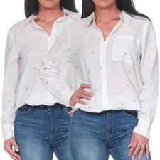 JDY Damen Bluse Langarmbluse