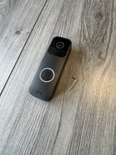 Blink Video Doorbell Schwarz smarte Türklingel mit Kamera kabellos App Alexa Neu