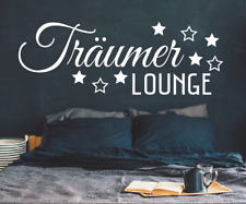 Wandtattoo Träumer Lounge Schlafzimmer Sticker Wandbild Spruch Wandaufkleber 