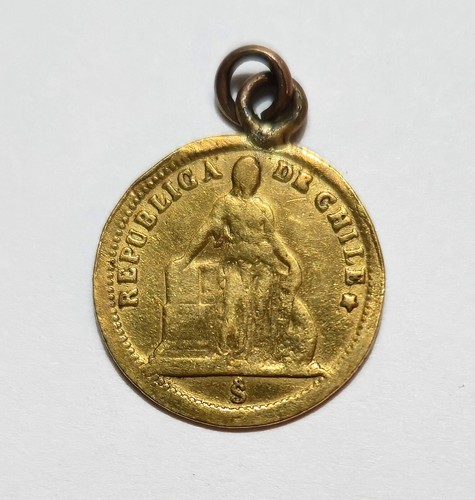 Chile 1860 1864 gold - chile,