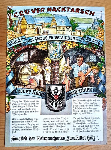 Postkarte cröver nacktarsch - postkarte,